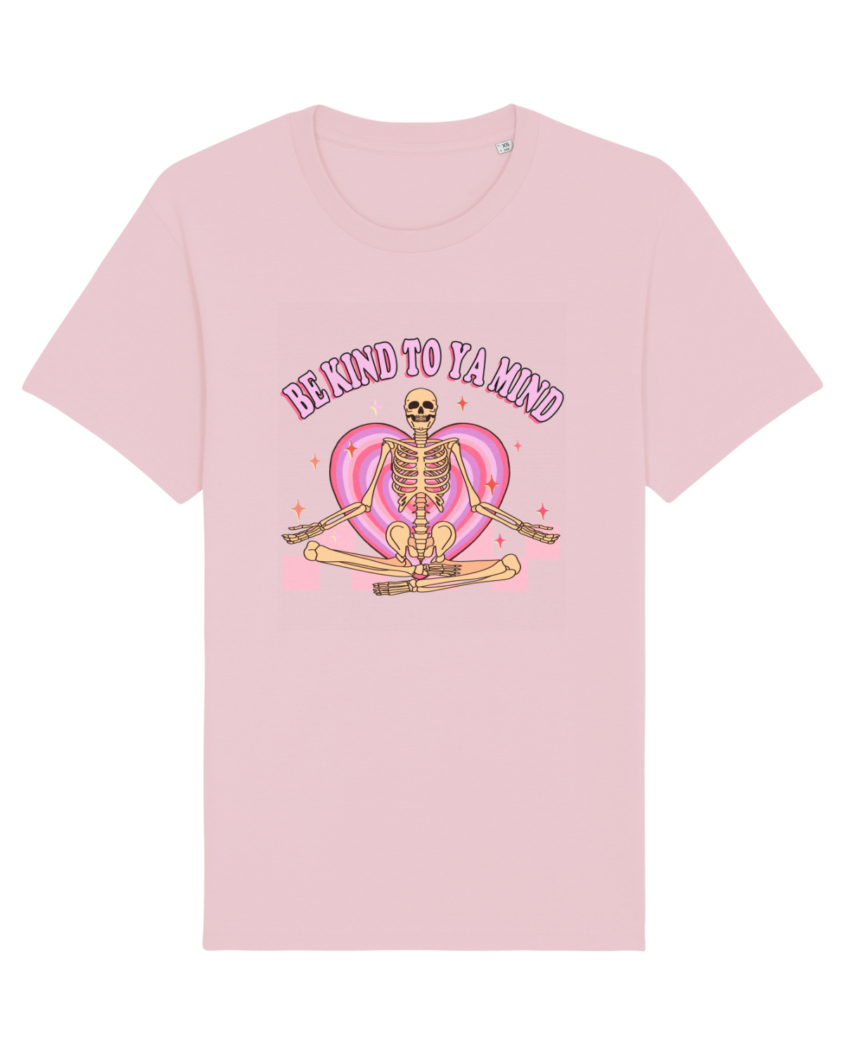 Tricou mânecă scurtă Unisex Rocker Cotton Pink