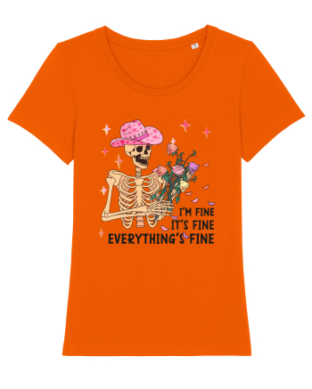 I'm Fine It's Fine Everything's Fine Bright Orange