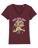 Love Yourself Tricou mânecă scurtă guler V Damă Evoker