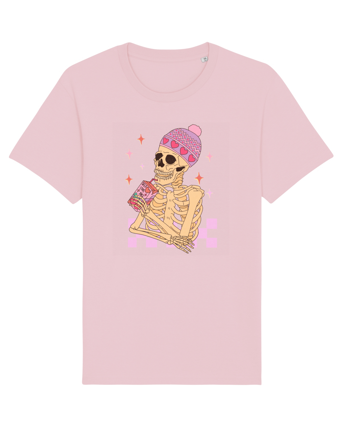 Tricou mânecă scurtă Unisex Rocker Cotton Pink