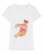 Self Love Potion Tricou mânecă scurtă guler V Damă Evoker