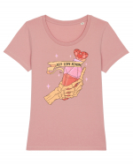 Self Love Potion Tricou mânecă scurtă guler larg fitted Damă Expresser