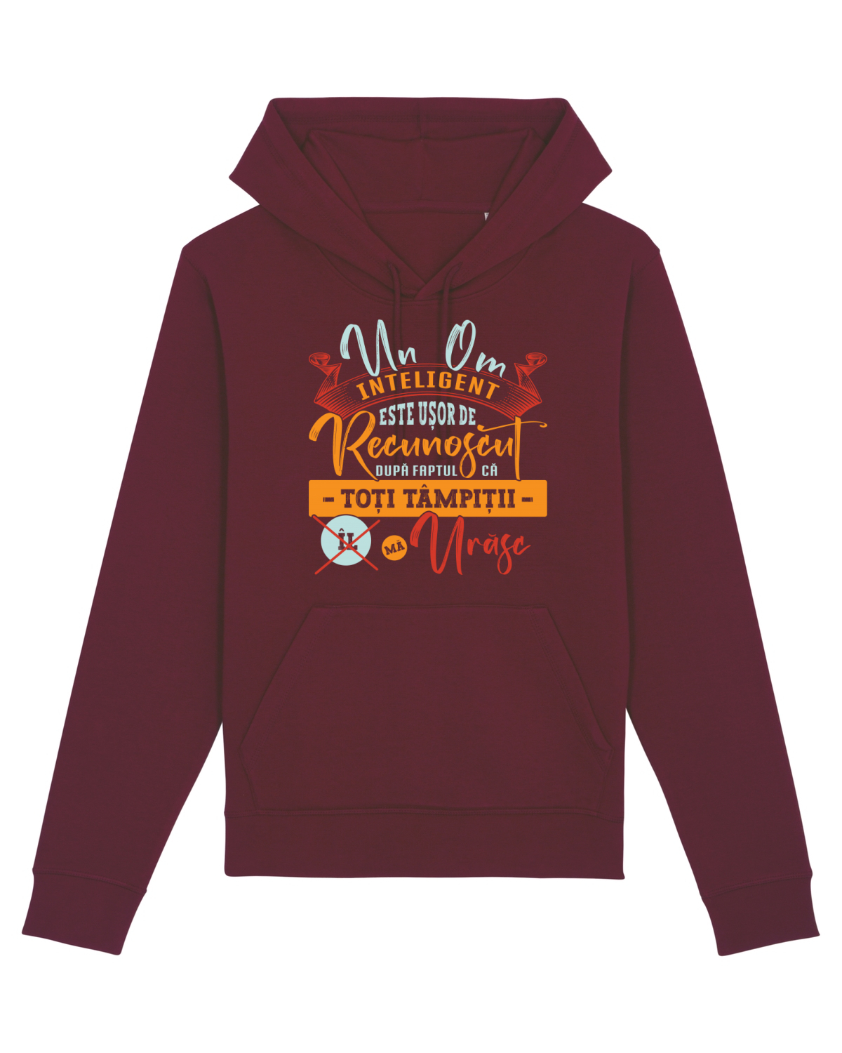 Hanorac Unisex Drummer Burgundy