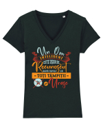 Ușor de recunoscut Tricou mânecă scurtă guler V Damă Evoker
