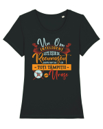 Ușor de recunoscut Tricou mânecă scurtă guler larg fitted Damă Expresser