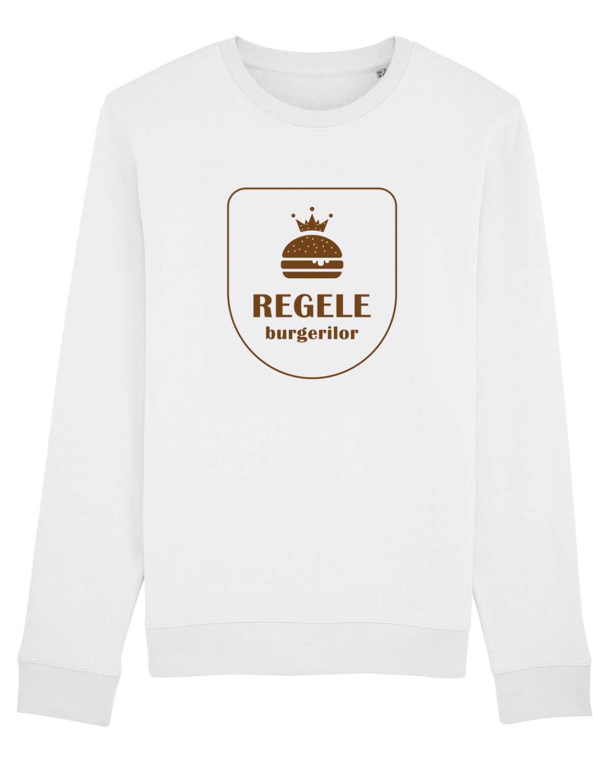 Bluză mânecă lungă Unisex Rise White
