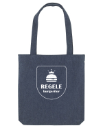 Regele burgerilor / white Sacoșă textilă
