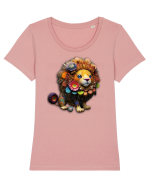 Leu pentru copii Tricou mânecă scurtă guler larg fitted Damă Expresser