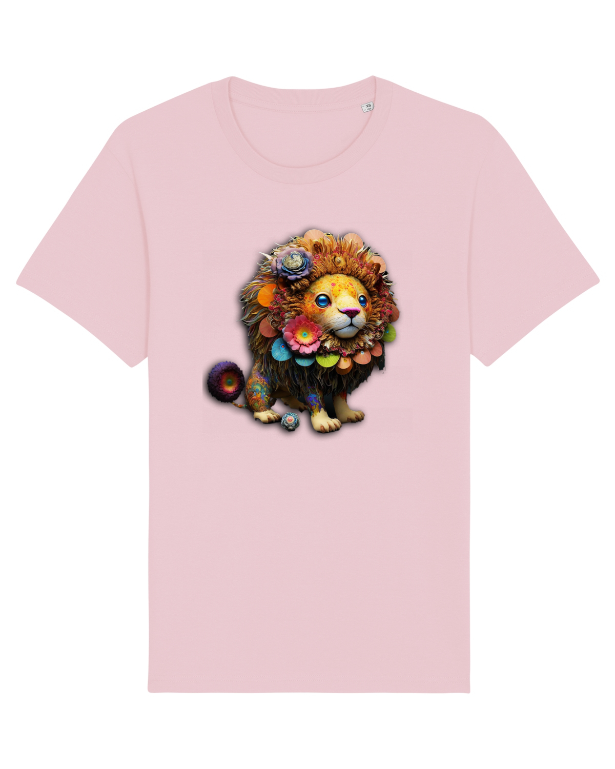 Tricou mânecă scurtă Unisex Rocker Cotton Pink