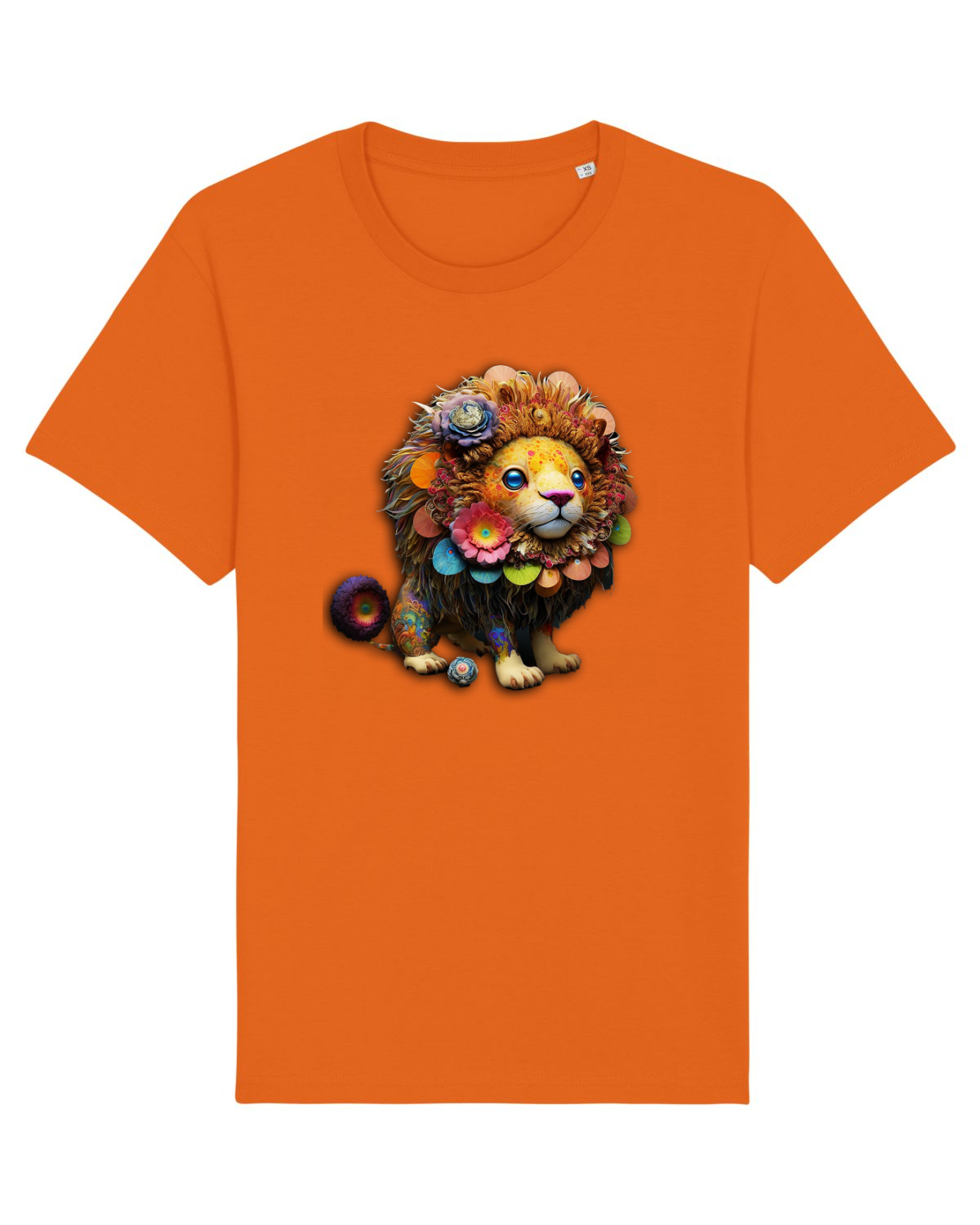 Tricou mânecă scurtă Unisex Rocker Bright Orange