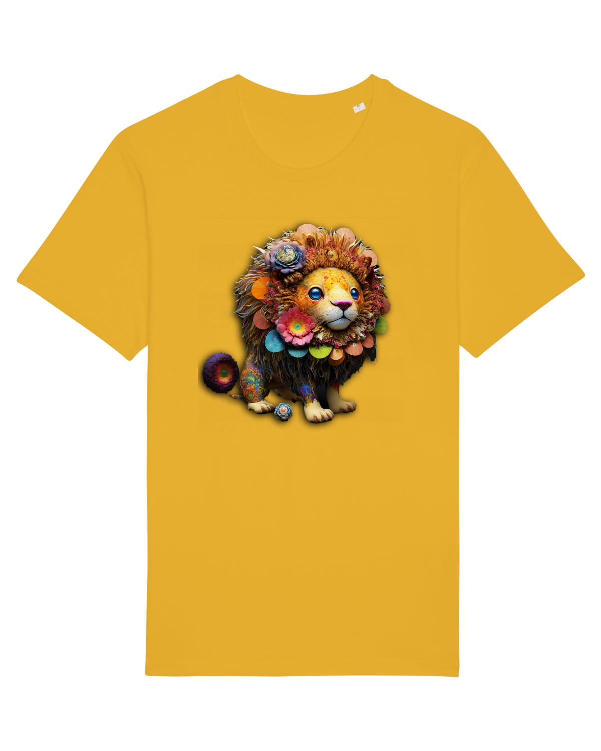 Tricou mânecă scurtă Unisex Rocker Spectra Yellow