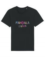 Mandala Rules Tricou mânecă scurtă Unisex Rocker