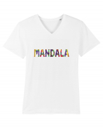 Mandala Tricou mânecă scurtă guler V Bărbat Presenter