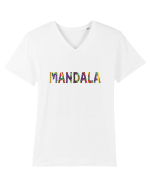 Mandala Tricou mânecă scurtă guler V Bărbat Presenter