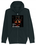 Rottweiler Mesaj Hanorac cu fermoar Unisex Connector