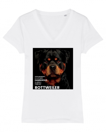 Rottweiler Mesaj White