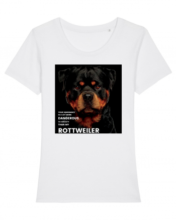 Rottweiler Mesaj White