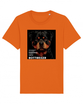 Rottweiler Mesaj Bright Orange