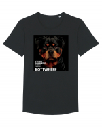 Rottweiler Mesaj Tricou mânecă scurtă guler larg Bărbat Skater