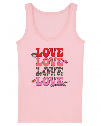 4 x Love XOXO Cotton Pink