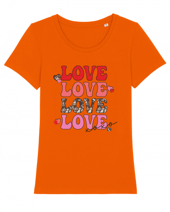 4 x Love XOXO Bright Orange