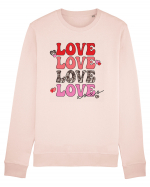 4 x Love XOXO Bluză mânecă lungă Unisex Rise