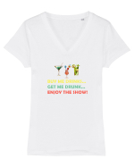 Enjoy the show Tricou mânecă scurtă guler V Damă Evoker