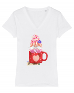 Be Mine Gnome Tricou mânecă scurtă guler V Damă Evoker