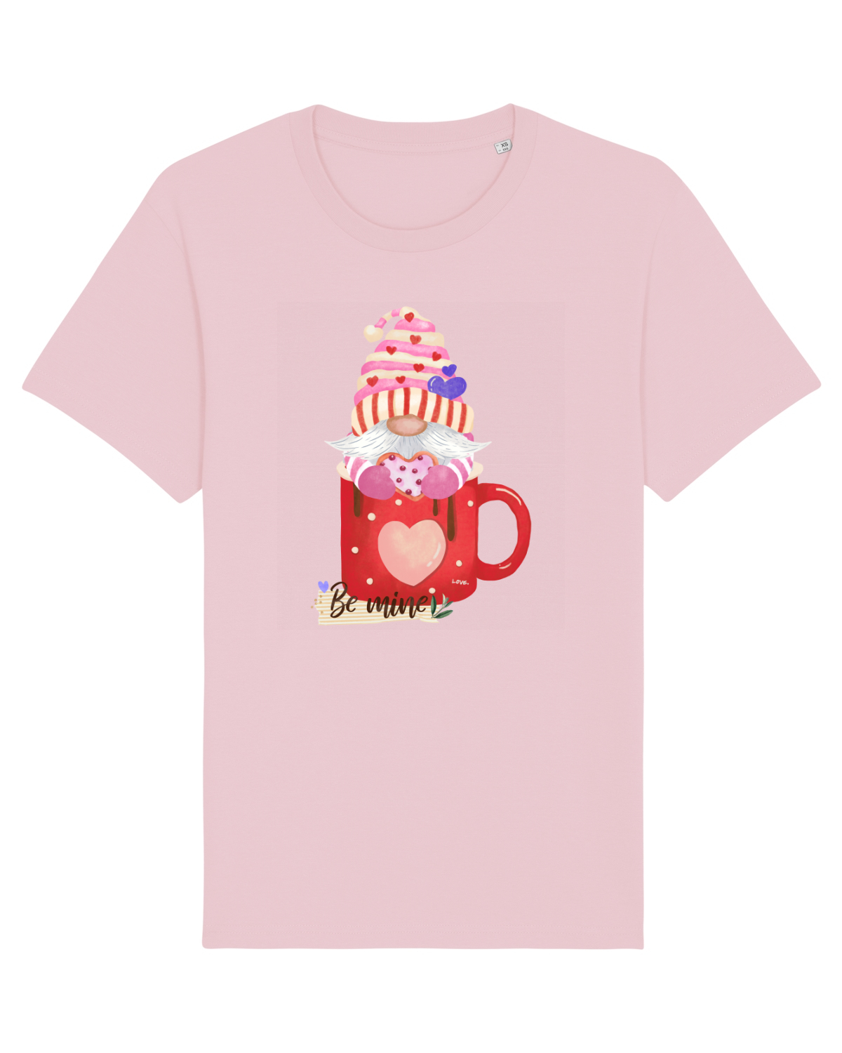 Tricou mânecă scurtă Unisex Rocker Cotton Pink