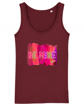 Be Mine Watercolor Burgundy