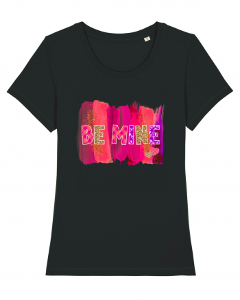 Be Mine Watercolor Black