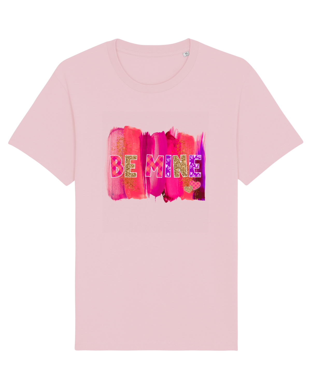 Tricou mânecă scurtă Unisex Rocker Cotton Pink