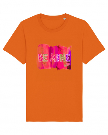 Be Mine Watercolor Bright Orange