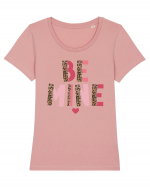 Be Mine Tricou mânecă scurtă guler larg fitted Damă Expresser