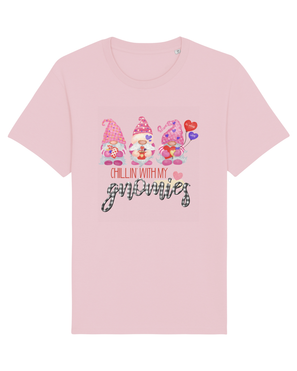 Tricou mânecă scurtă Unisex Rocker Cotton Pink