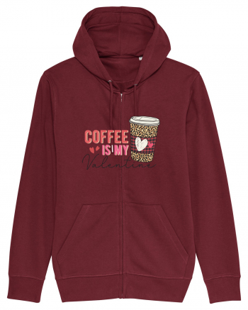 Coffee Is My Valentine Burgundy