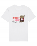 Coffee Is My Valentine Tricou mânecă scurtă Unisex Rocker