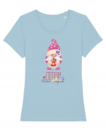 Cuter Than Cupid Tricou mânecă scurtă guler larg fitted Damă Expresser