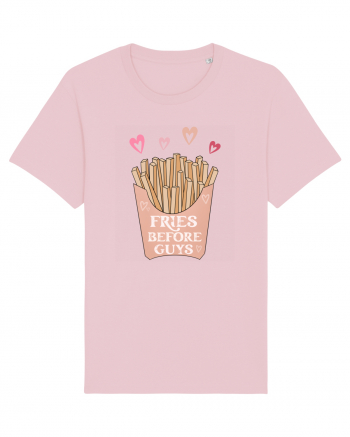 Fries Before Guys Cotton Pink