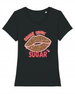 Gimme Some Sugar Tricou mânecă scurtă guler larg fitted Damă Expresser