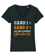Mi-am adunat gâdurile Tricou mânecă scurtă guler V Damă Evoker