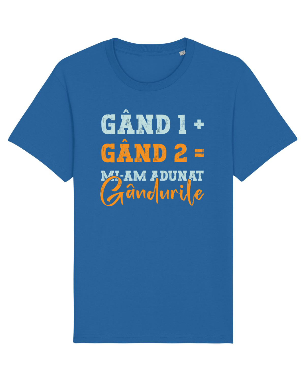 Tricou mânecă scurtă Unisex Rocker Royal Blue