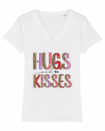 Hugs And Kisses Tricou mânecă scurtă guler V Damă Evoker