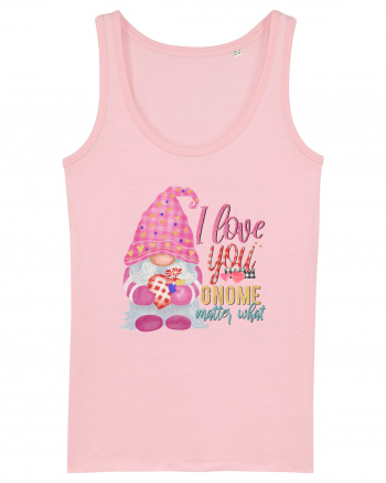 I Love You Gnome Matter What Cotton Pink