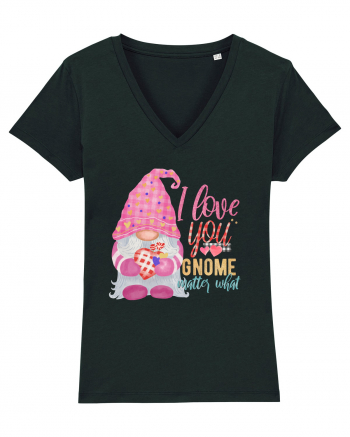 I Love You Gnome Matter What Black