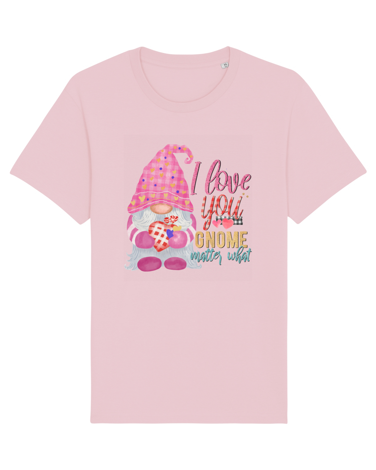 Tricou mânecă scurtă Unisex Rocker Cotton Pink