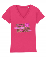 I'm A Sucker For You Tricou mânecă scurtă guler V Damă Evoker