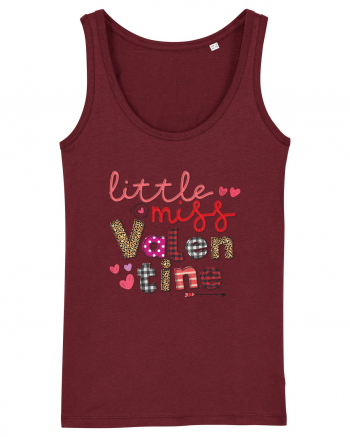 Little Miss Valentine Burgundy