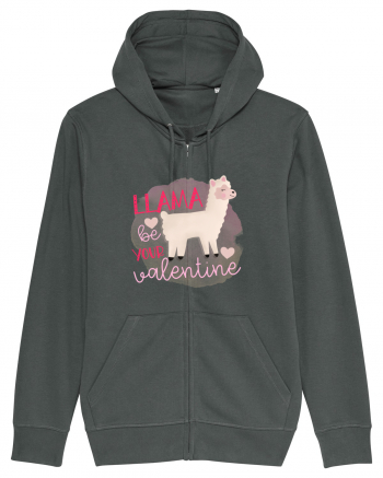 Llama Be Your Valentine Anthracite