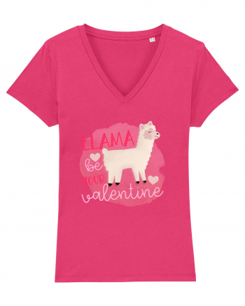 Llama Be Your Valentine Raspberry